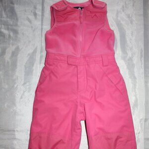 Vertical 9 Pink Girls 4T Snow Adjustable Bib Ski Pants